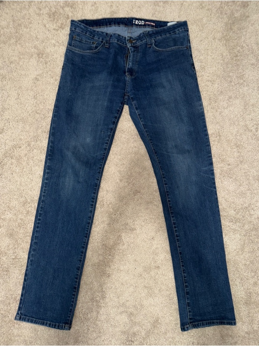 Izod Men’s Navy Slim Straight Jeans